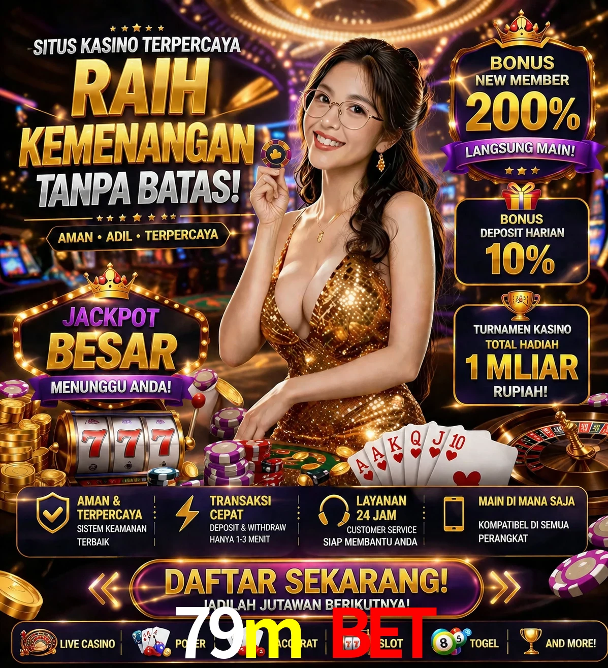 Roleta e blackjack 79m bet